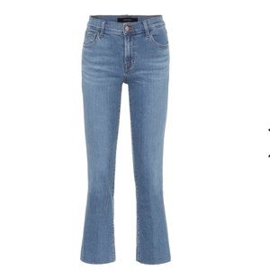 J Brand Selena Flare Cropped Bootcut Jeans